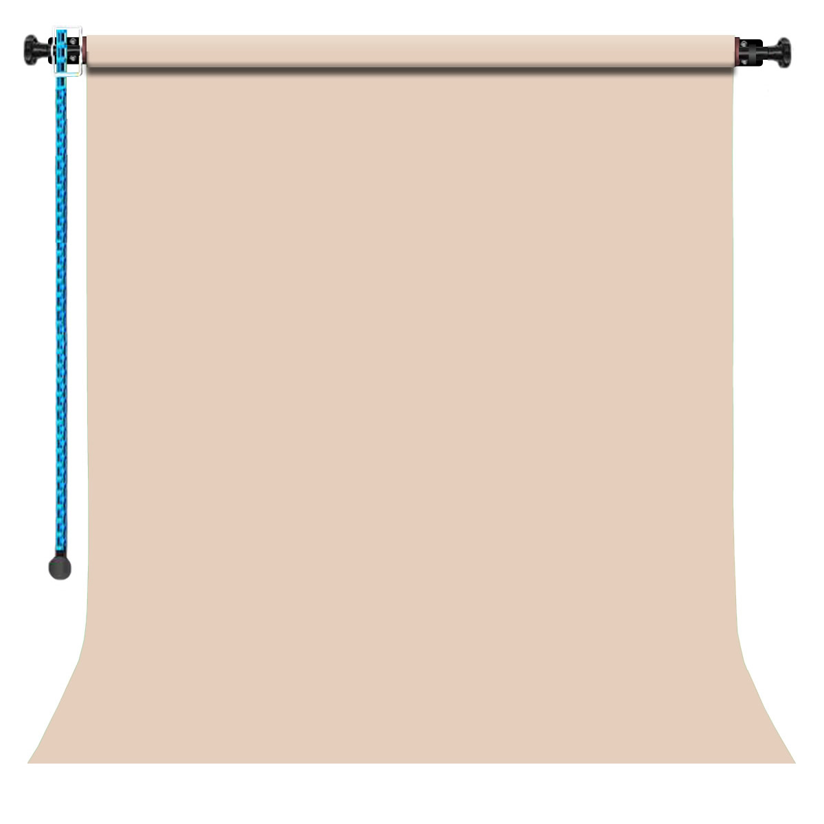 GDX Sabit (Tavan & Duvar) Kağıt Sonsuz Stüdyo Fon Perde (Egg Nog) 2.70x11 Metre