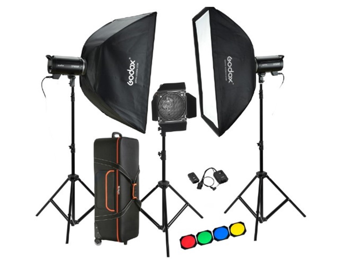 Godox DP600 III 600 Watt 3'lü Paraflaş Kit