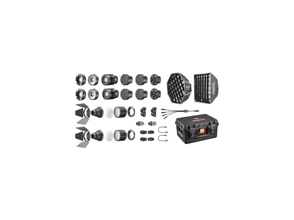 Godox Knowled MS60R 2K 60W RGB 2'li LED Işık Kiti