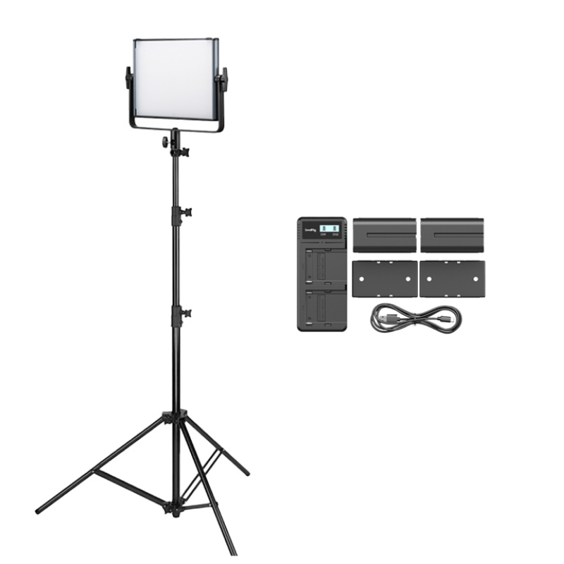 Godox LDX50Bi Bi-Color LED Panel Tekli Işık Kiti (Bataryalı)