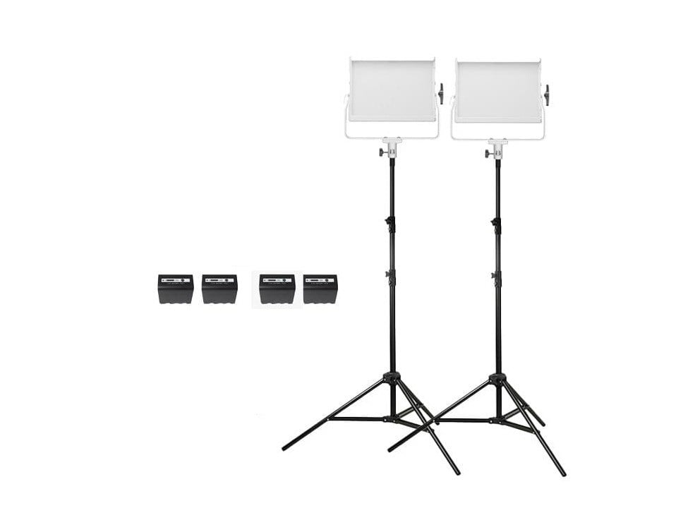 Godox LP600R K2 RGB 2'li Panel LED Işık Kiti (Bataryalı)