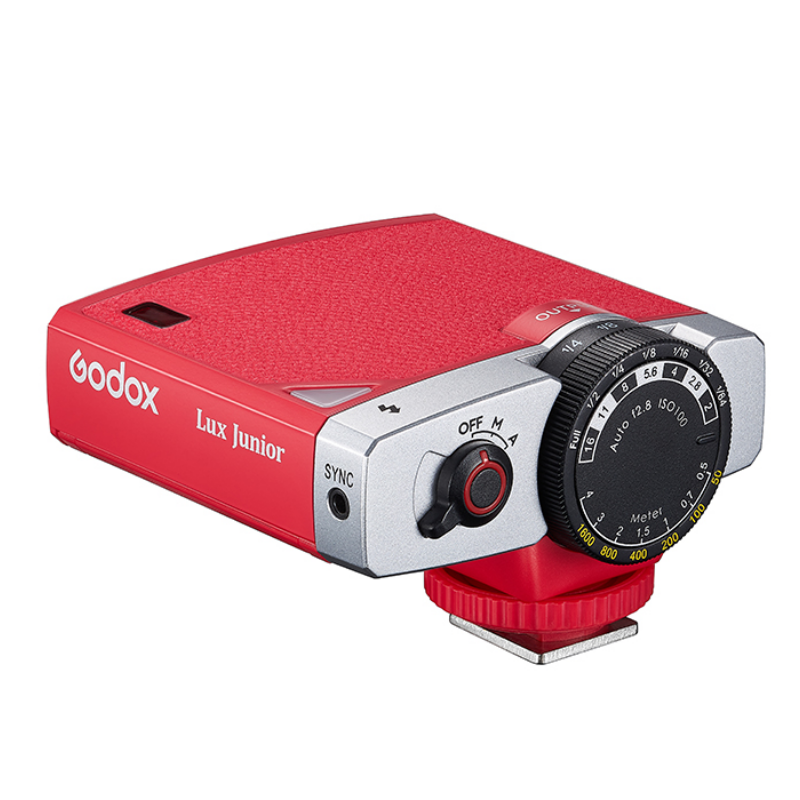 Godox Lux Junior Retro Kamera Flaşı (Kırmızı)