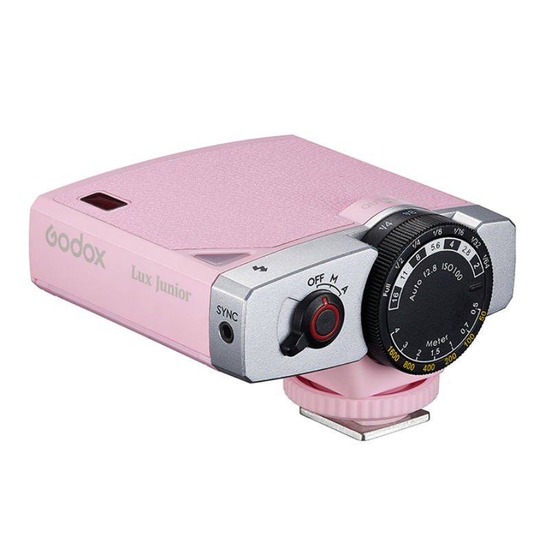 Godox Lux Junior Retro Kamera Flaşı (Pembe)