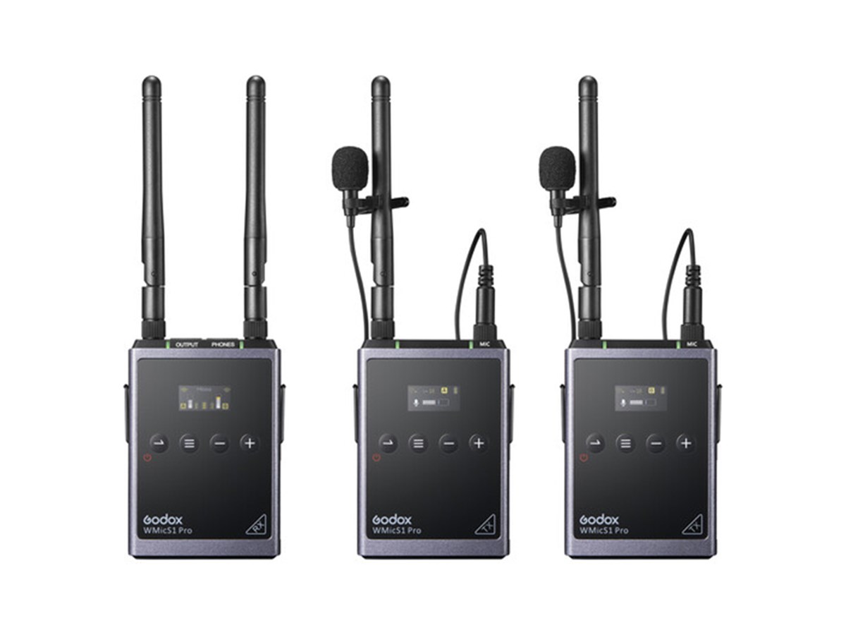 Godox WMicS1 Pro Kit2 Telsiz Mikrofon