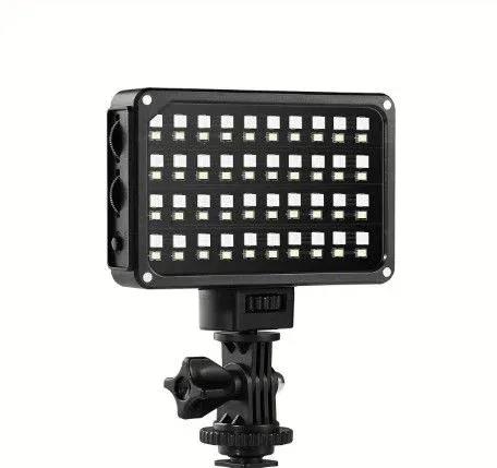 GVM 7S RGB Kamera Üstü Dahili Akülü Mobil Led Işık (12x8cm)