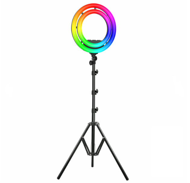 GVM-Ring18 50W High Power Bi-Color & RGB Ring Light Kit (18