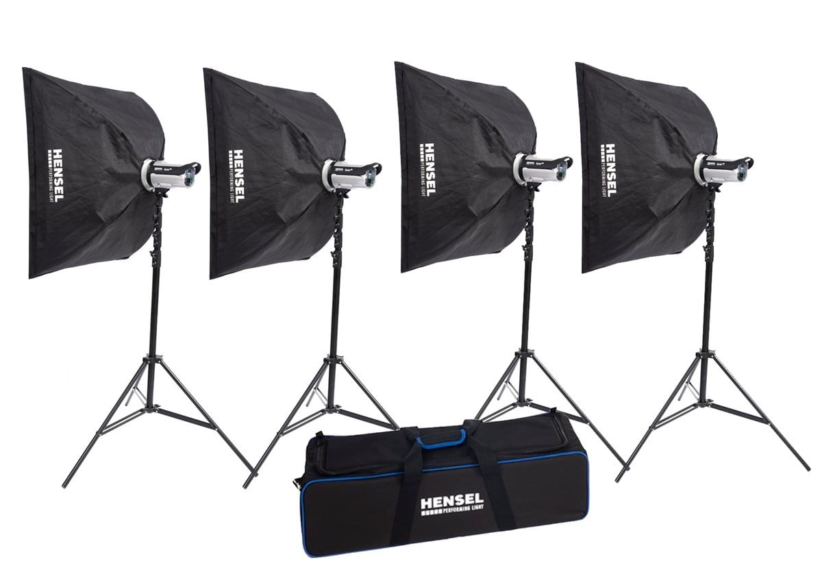 Hensel Certo 400w 4'lü Paraflaş Set