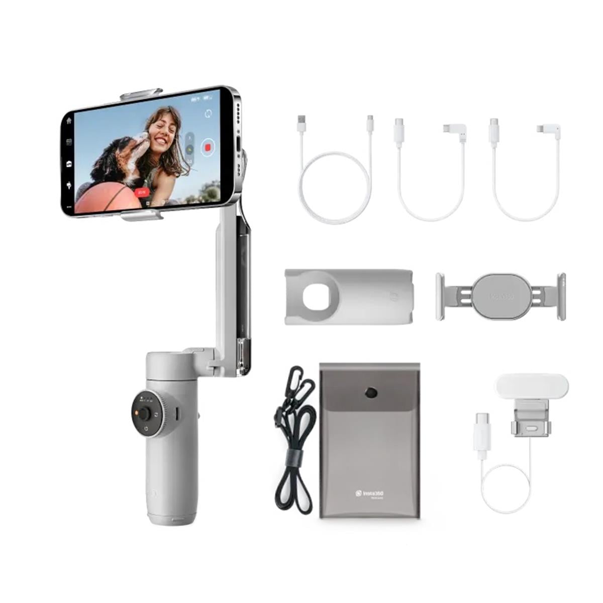Insta360 Flow Smartphone Gimbal Creator Kit (Gray)
