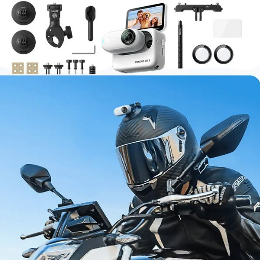 Insta360 GO 3 Motorsiklet Kiti Full 64GB