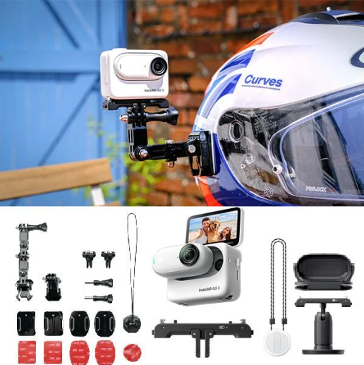 Insta360 GO 3 Motorsiklet Kiti (Kask Montaj) (128GB)