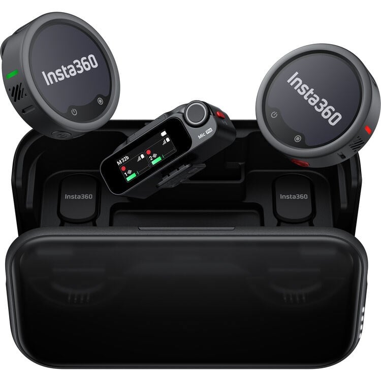 Insta360 Mic Pro Kablosuz Mikrofon Seti (2TX + 1RX)