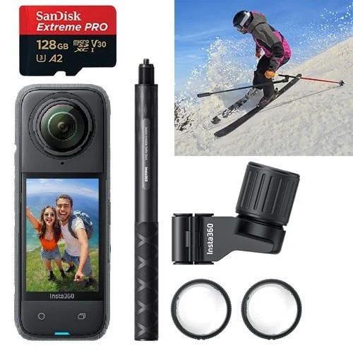 Insta360 X4 Ski (Kayak) Kiti + 128GB Hafıza Kartı