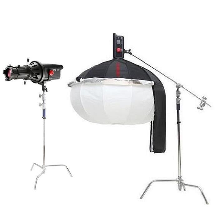 JINBEI EFD-500 LED AC/DC 5500K Video Işığı 2'li Set
