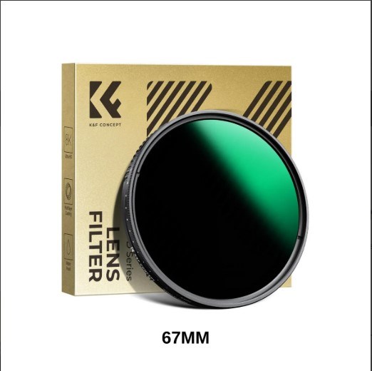 K&F Concept 67 mm ND3-ND1000 Değişken Filtre