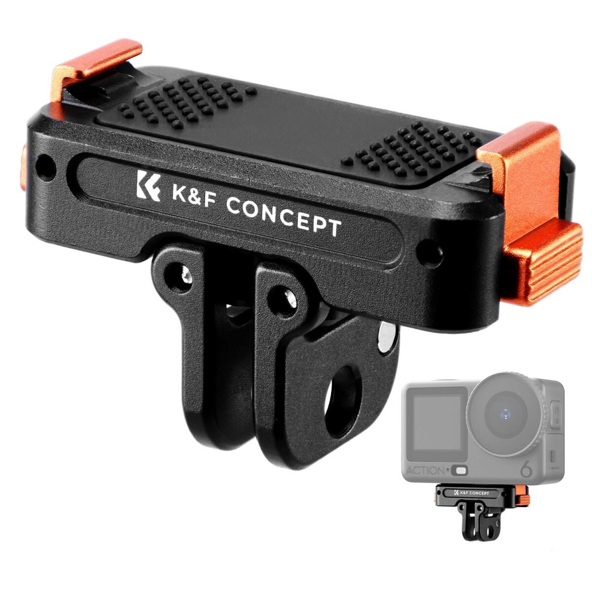 K&F Concept Osmo Action 6 Alüminyum Manyetik Adaptör (Osmo Nano Uyumlu)