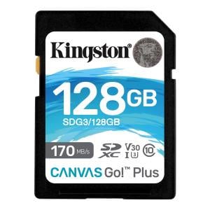 Kingston 128GB 170MB/s V30 SD Hafıza Kartı