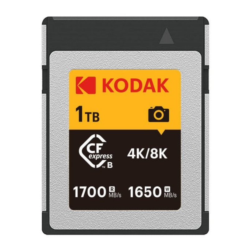 Kodak 1TB CF Express Type B 2.0 Hafıza Kartı (1700MB/s - 1650MB/s)