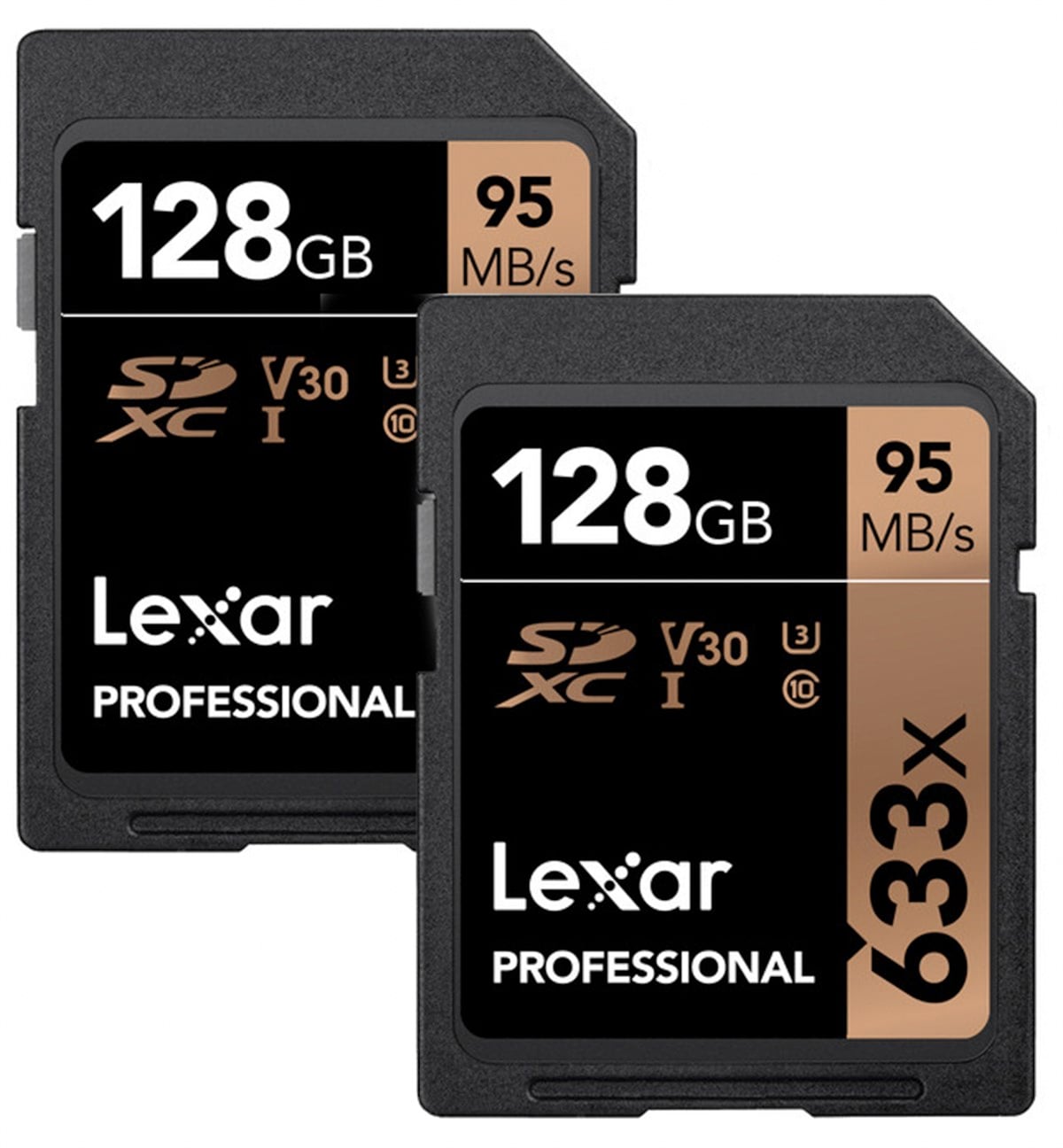 Lexar 128GB Professional 95MB/sn UHS-I SDXC Hafıza Kartı (2'li Paket)