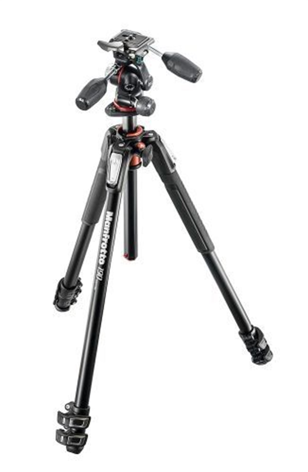 Manfrotto MK190XPRO4-3W Alüminyum Tripod 4 Sekme + MHXPRO-3W Başlıklı Kit