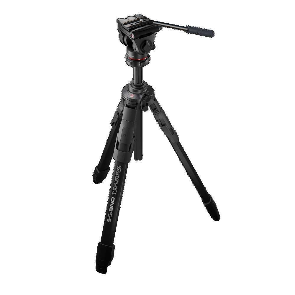 Manfrotto MKONEA-500X ONE Alu with 500X Fluid head Video Tripod