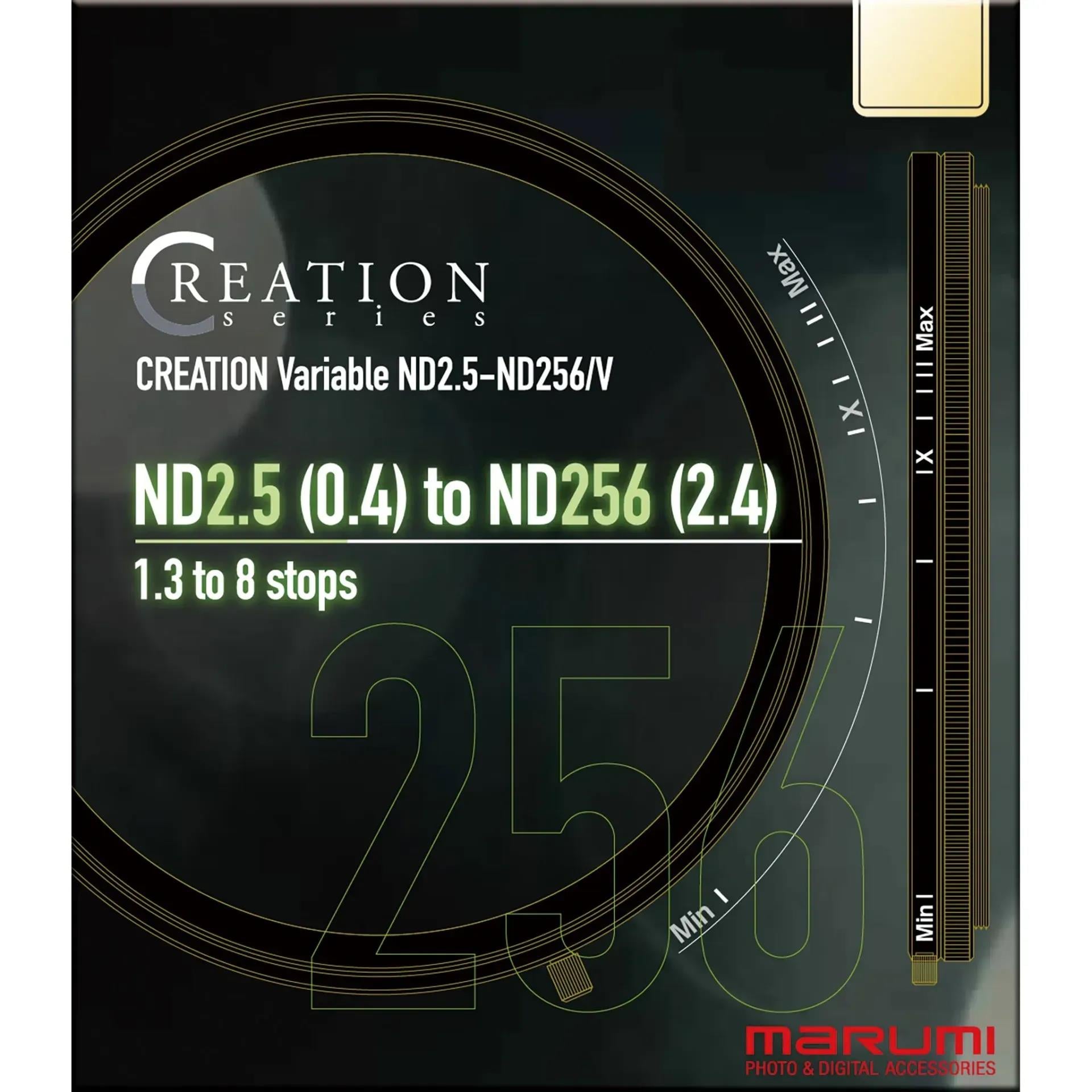 Marumi CREATION Variable ND2.5-ND256/V 77 mm