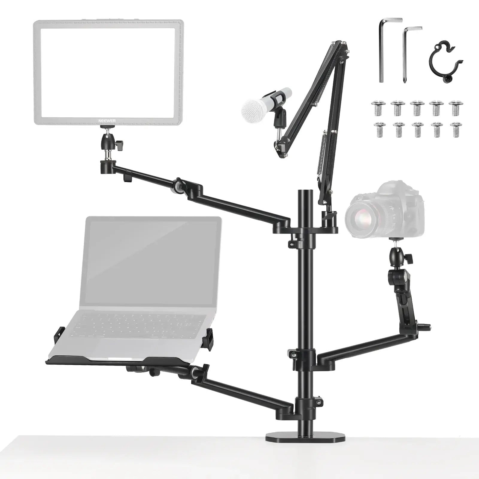 Neewer DS007 Dört Kollu Masaüstü Yayıncı Standı
