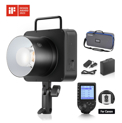 Neewer Q4 400Ws 2.4G TTL Akülü Paraflaş (Canon)