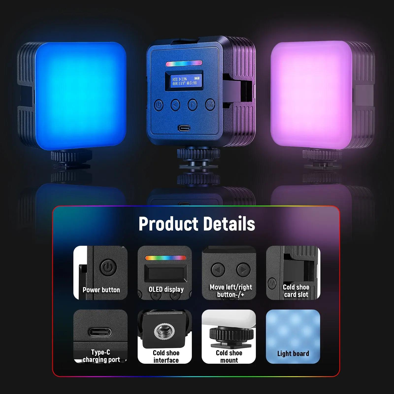 Neewer Mini Led Rgb NEEWER RGB61 RGB Mini Mobil Video Işığı