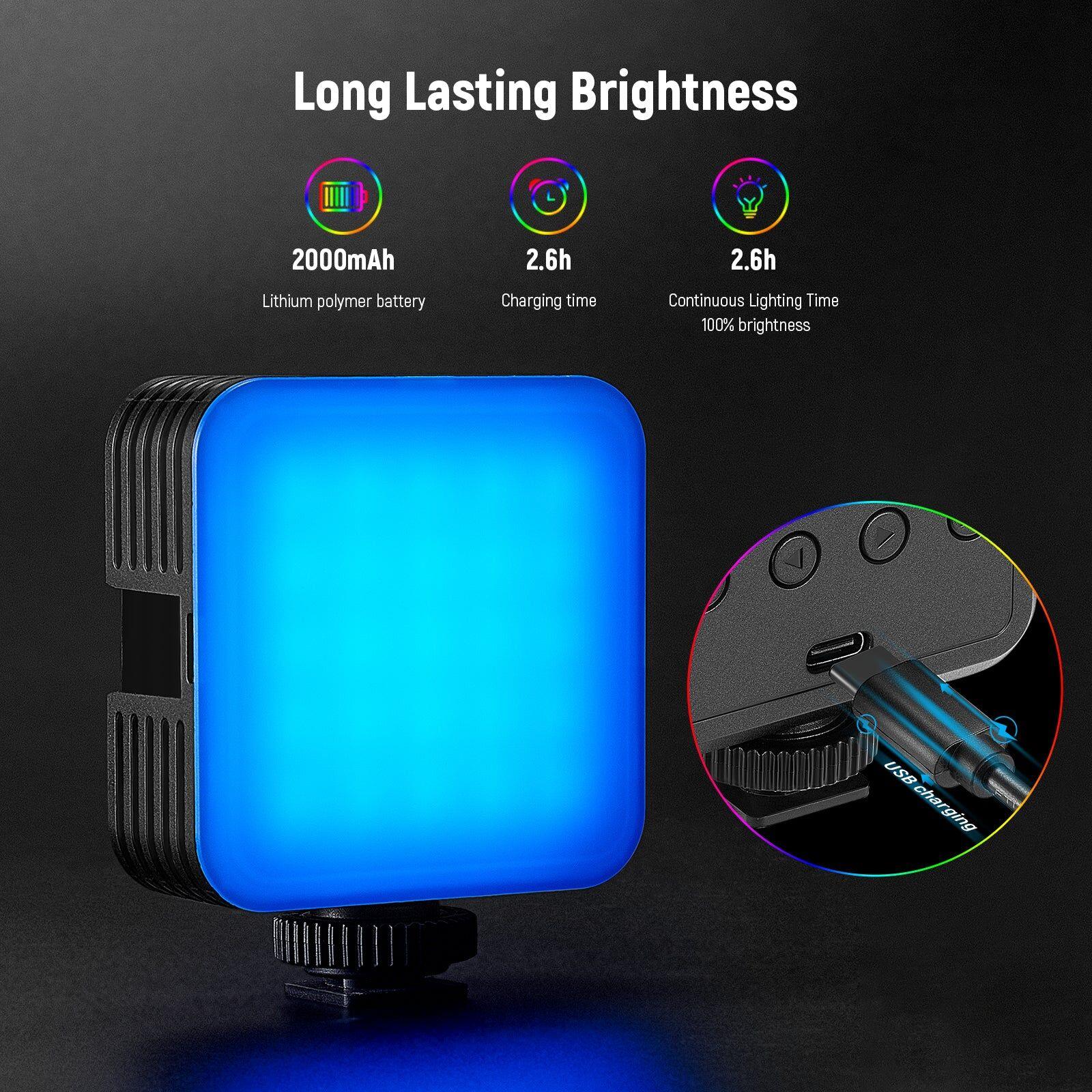 Neewer Mini Led Rgb NEEWER RGB61 RGB Mini Mobil Video Işığı - Fotokolik.com