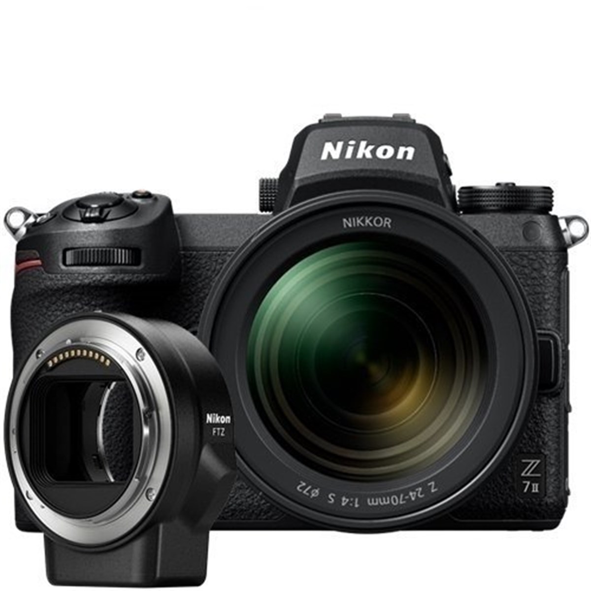 Nikon Z7 II + Z 24-70mm F/4 Lens + Mount Adaptör
