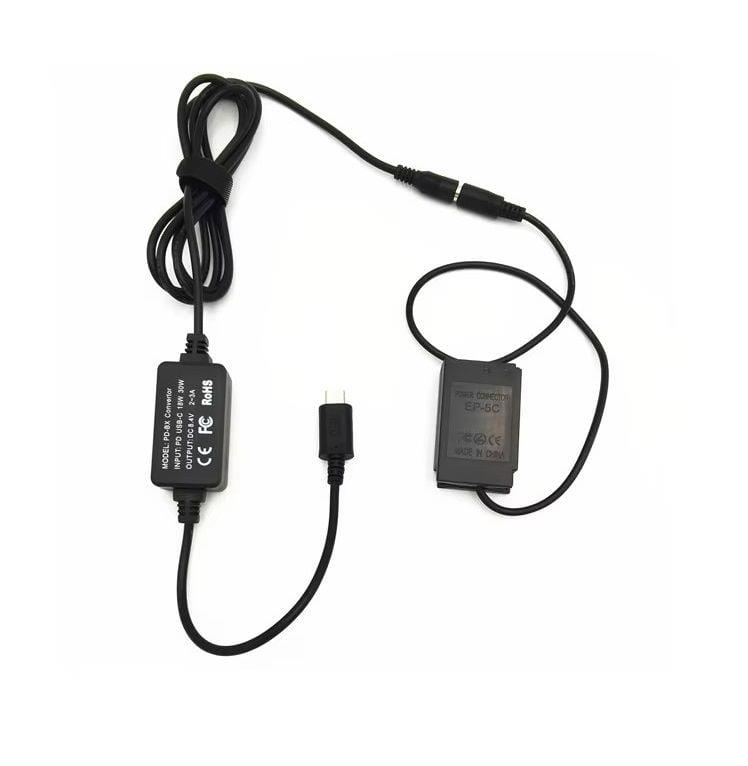 OEM Marka USB C EP-5C EN-EL20 Kukla Pil Adaptörü Nikon P1000 için