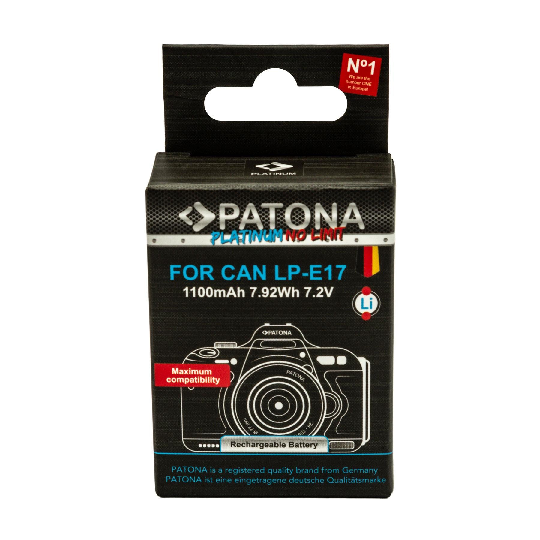 Patona 1348 Platinum LP-E17 Batarya 
