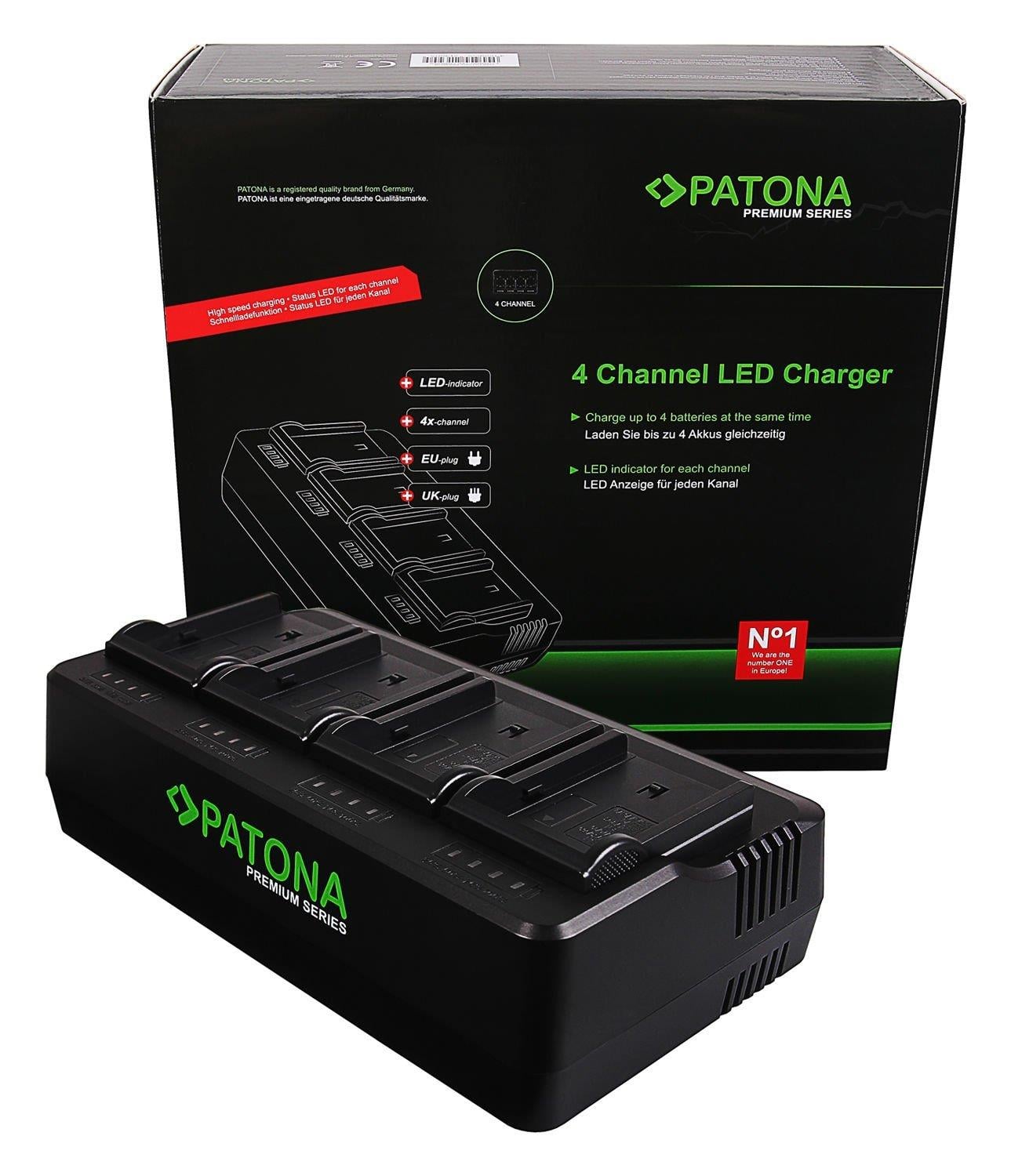 Patona 1688 Premium 4 Lü Şarj Sony BP-U30 BP-U60 BP-U90 BP-U95 (Kızaksız)