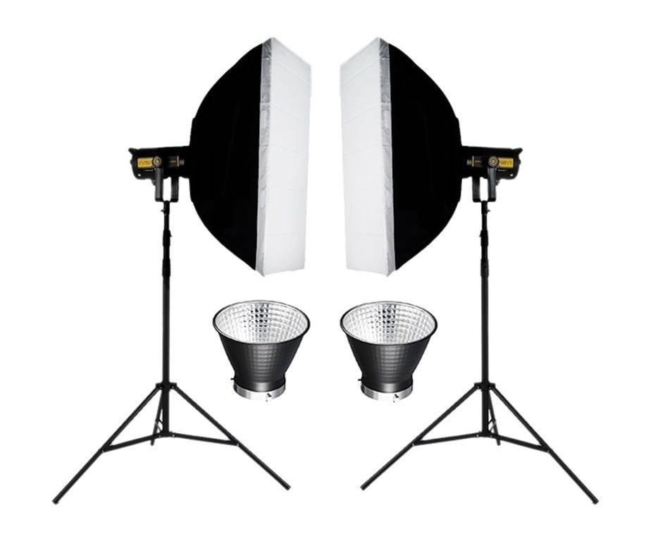 PATONA 4282 COB-300 Watt Bi Color İki'li Kit LED Video Işığı
