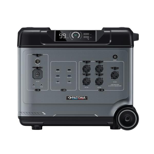 PATONA Platinum Powerstation Autarc 5000 / 5120Wh PD100W USB-C USB-A QC AC DC / LiFePO4