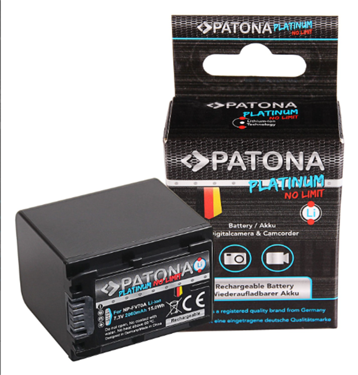 Patona Platinum Sony NP-FV70A Batarya Pil