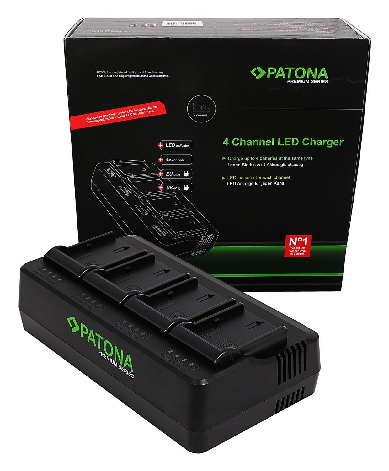 Patona Premium 4'lü Şarj Cihazı Canon LP-E6