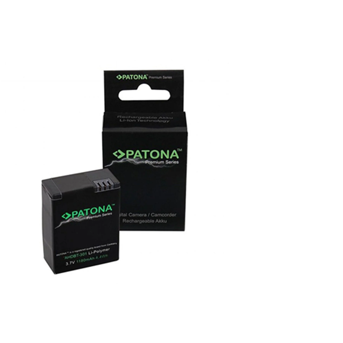 Patona Premium AHDBT-302 Hero 3 Gopro Batarya