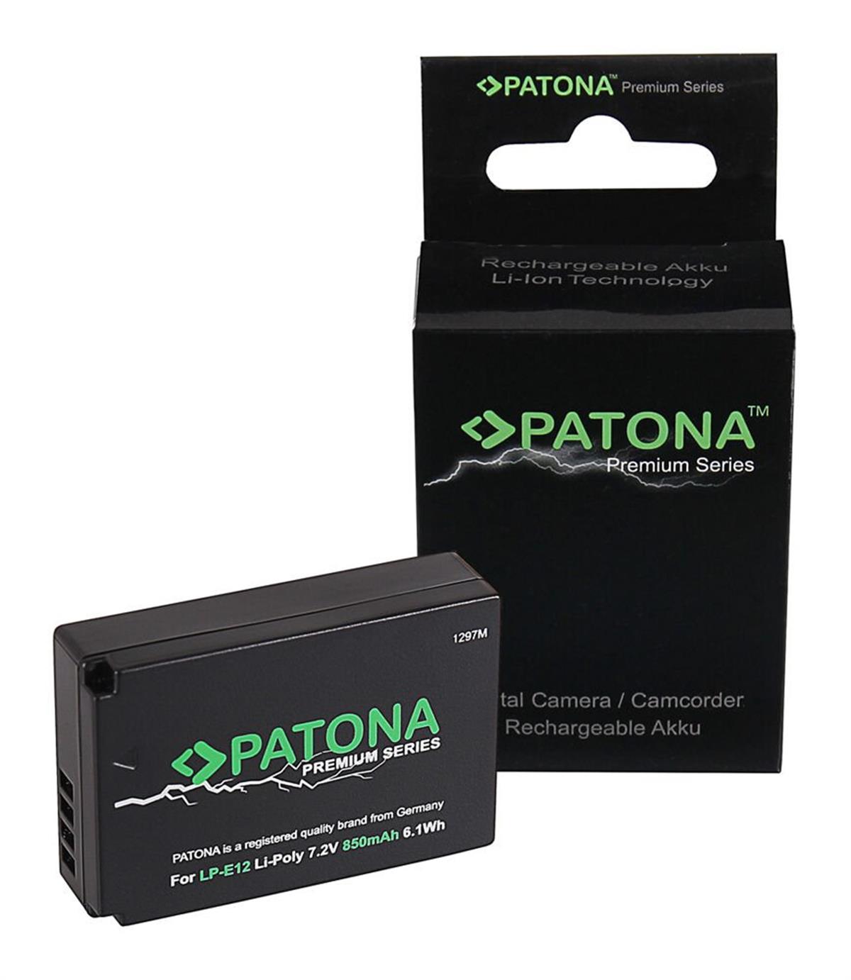 Patona Premium Canon LP-E12 Batarya Pil