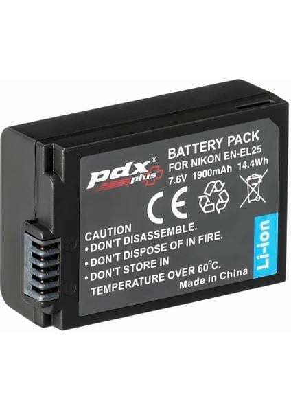 PDX Plus for Nikon EN-EL25 Batarya