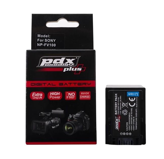 PDX Plus for Sony NP-FV100 Batarya