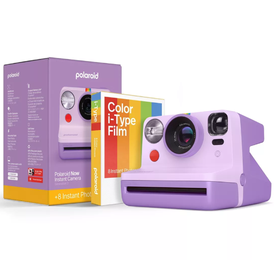 Polaroid Now Generation 2 Şipşak Fotoğraf Makinesi- Mor