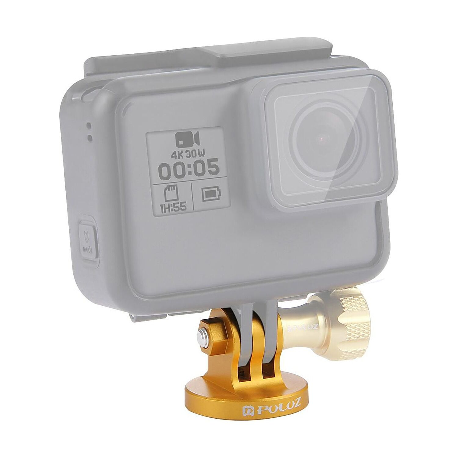 PULUZ 1/4 İnç Tripod Adaptörü Aksiyon Kamera CNC (Altın)