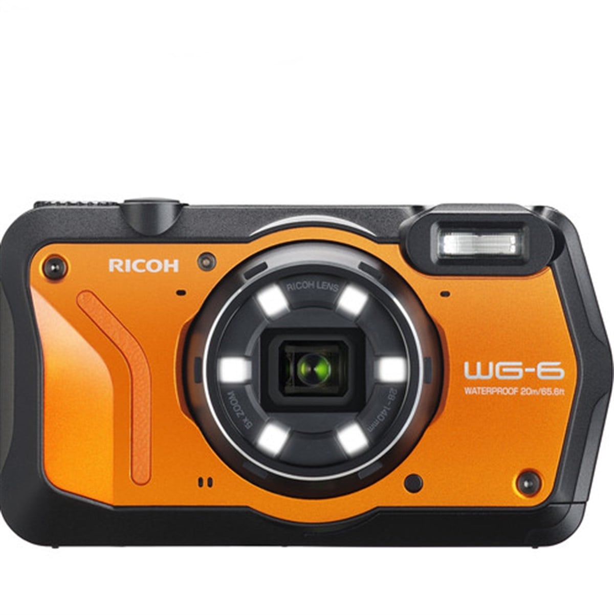 Ricoh WG-6 Sualtı Fotoğraf Makinesi (Turuncu)