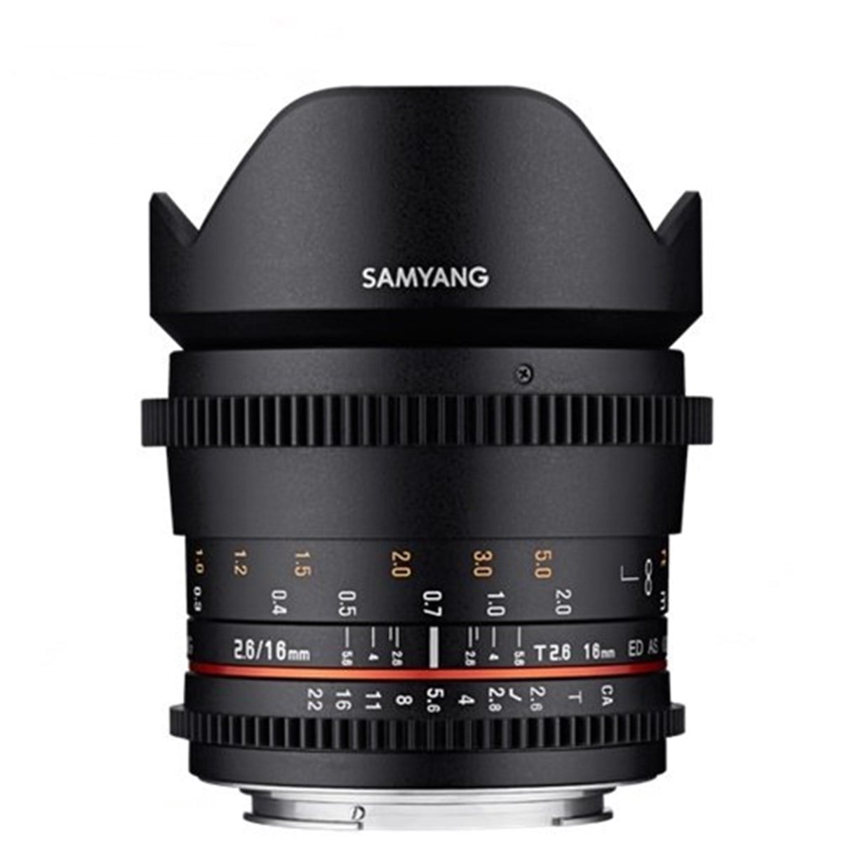 Samyang 16mm T2.6 ED AS UMC Cine Lens (Canon EF)