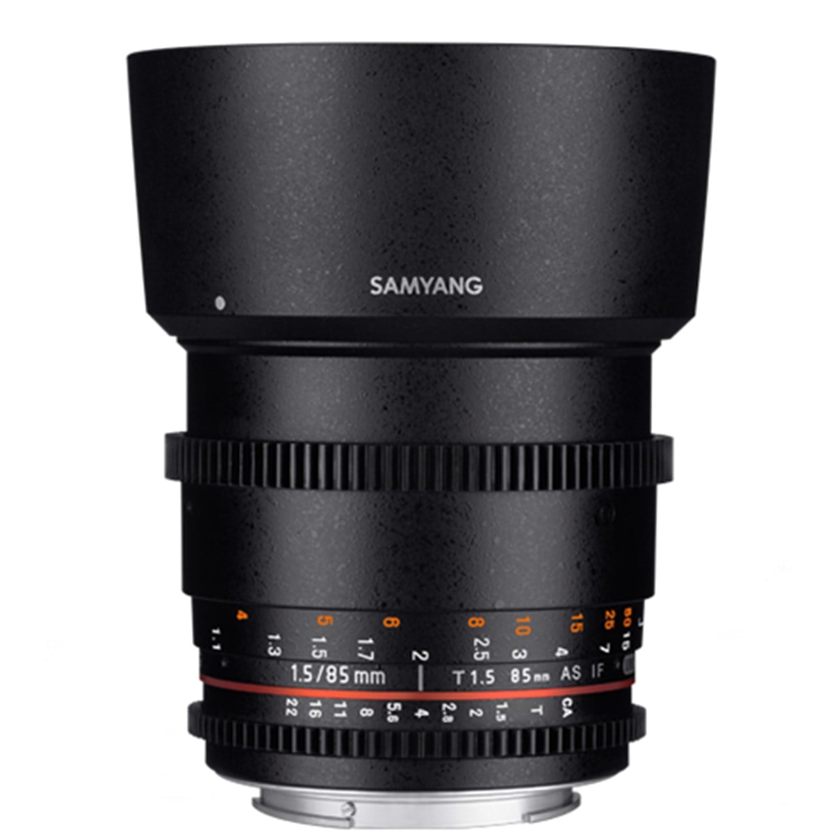 Samyang 85mm T1.5 AS IF UMC II Lens (Nikon F)