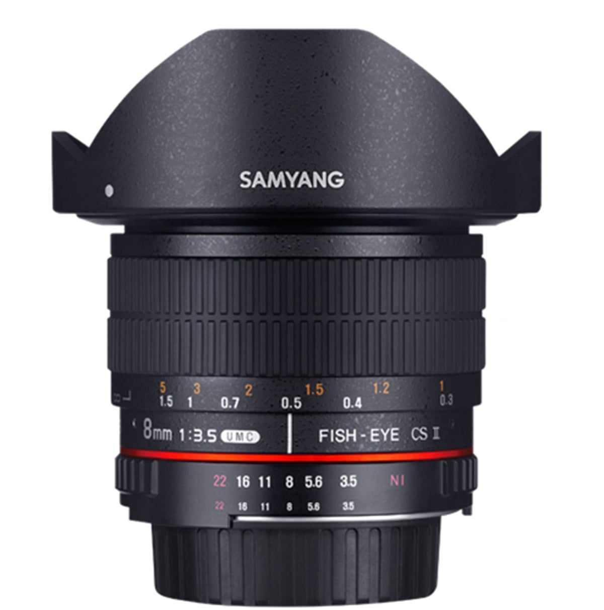 Samyang 8mm F3.5 UMC Fish-Eye CS II Lens (Canon EF)