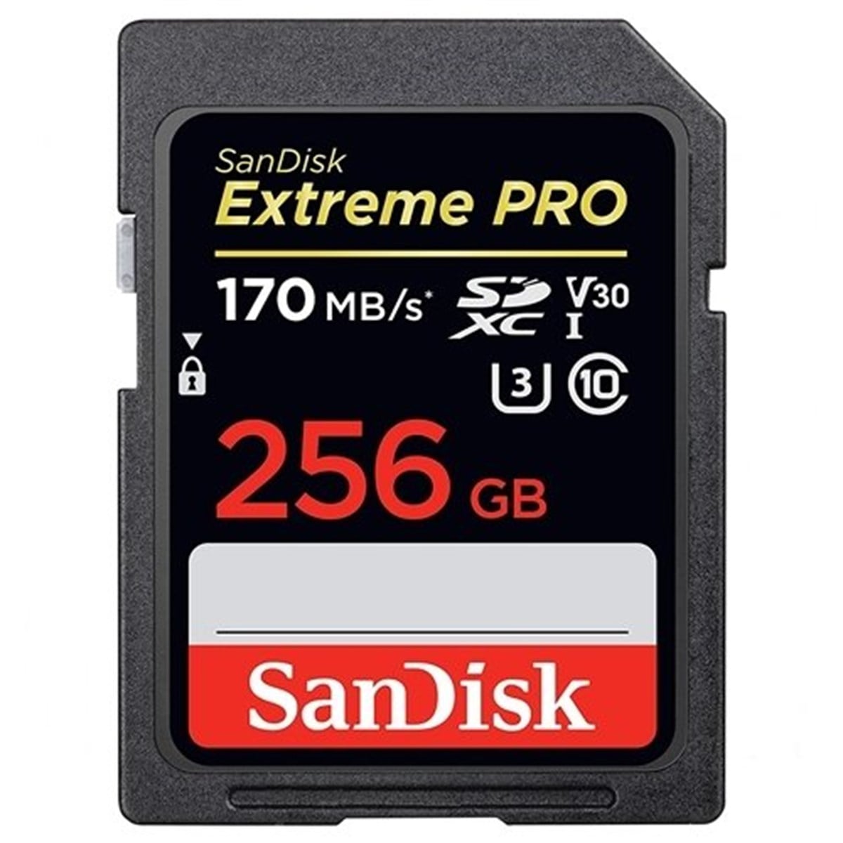 SanDisk 256GB Extreme PRO UHS-I SDXC 170MB/s Hafıza Kartı