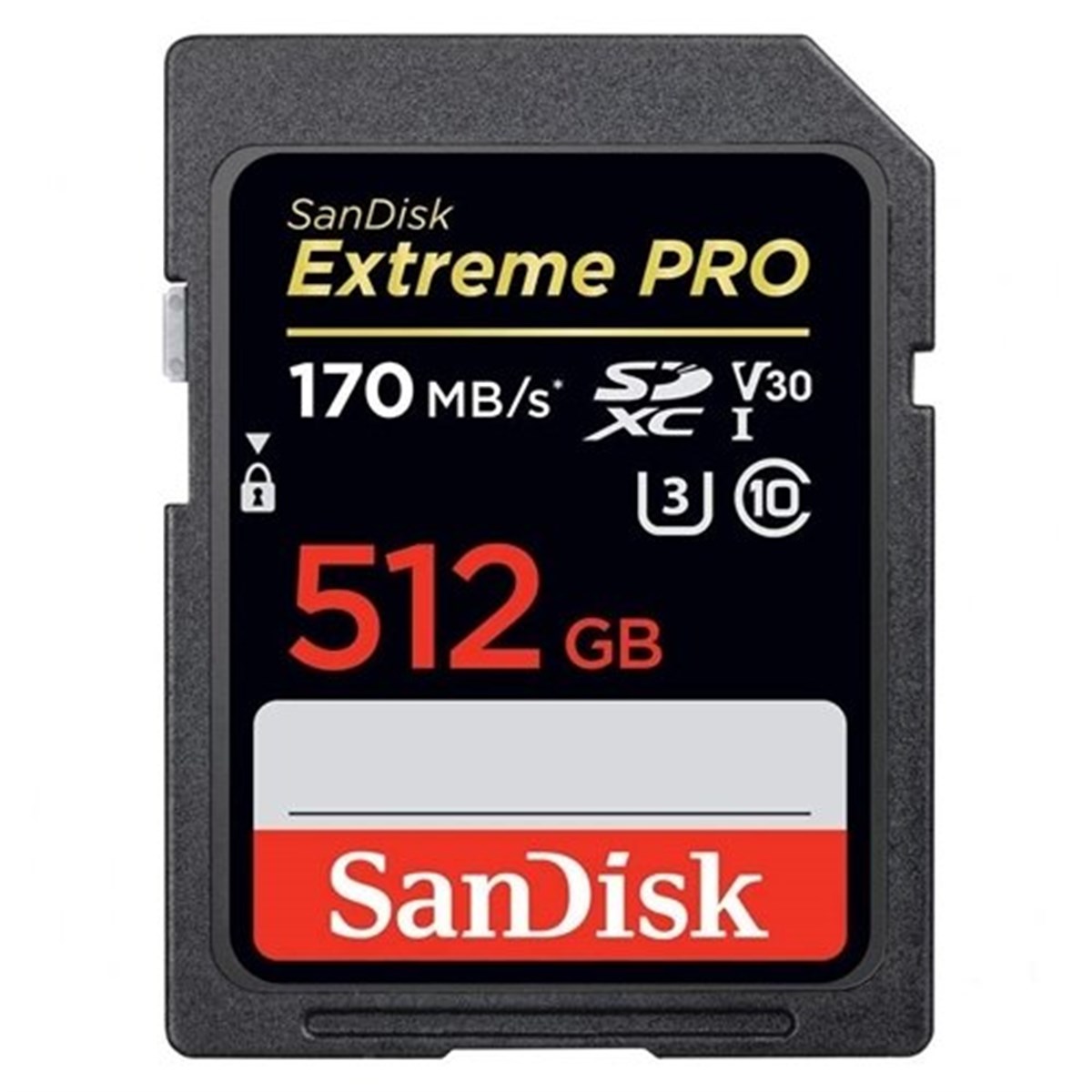 SanDisk 512GB Extreme PRO UHS-I SDXC 170MB/s Hafıza Kartı