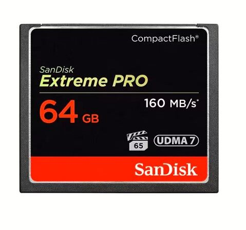 Sandisk 64GB 160mb/s Extreme PRO Compact Flash Kart